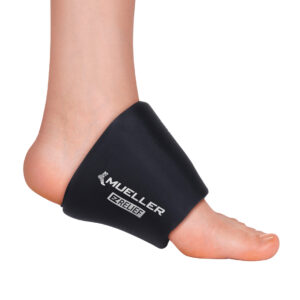 Funda de Compresion Para Pie con Almohadilla de Gel Mueller Negra 1