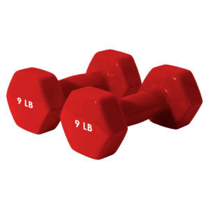 Mancuerna de Vinilo Practical Fitness de 9 lb 1